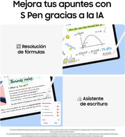 View Galaxy Tab S10 FE 256GB, Tablet Android + S Pen, Galaxy AI, 8GB RAM, Pantalla de 10,9", Batería de Larga Duración, Azul, Garantía del Fabricante 3 image 3