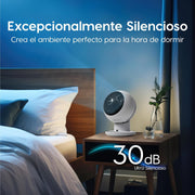 View Iris Ohyama Woozoo, 30m², Ventilador de mesa, Blanco, 5 velocidades, Mando a distancia, Oscilación multidireccional, Silencioso, Potente, Escritorio, image 6