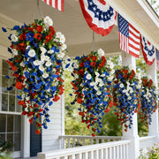 View 🇺🇸4th of July Decoration Tricolor Patriotic Artificial Flower✨ image 5