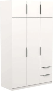 View Miroytengo Armario Ghost Grande 6 Puertas y 2 Cajones Color Blanco Mate 203x119 cm image 1