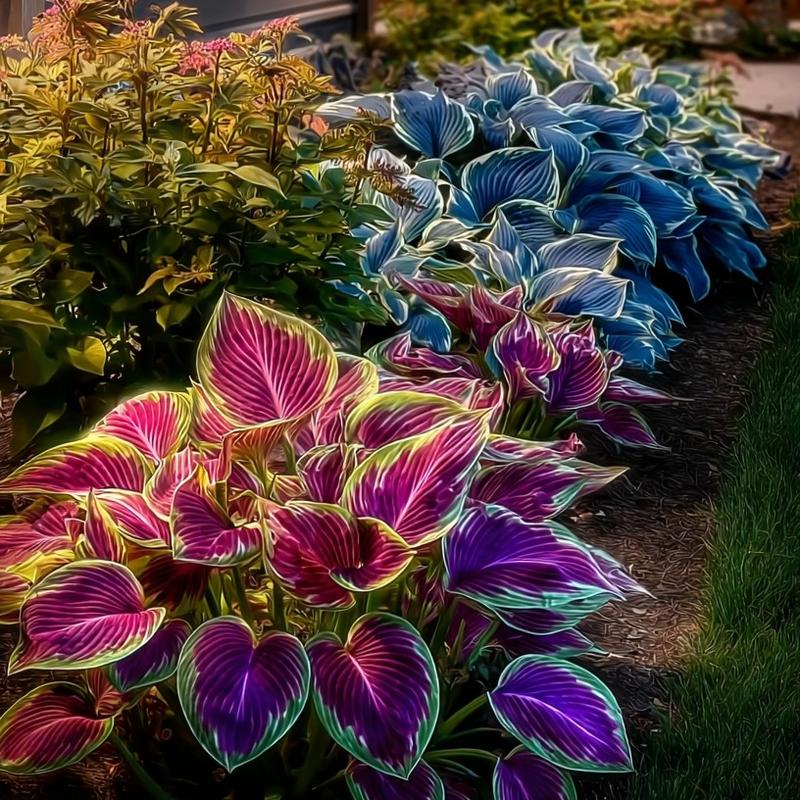 🎁2025 Special Offer🌿 Fire & Ice Rare Hosta Flower Seeds