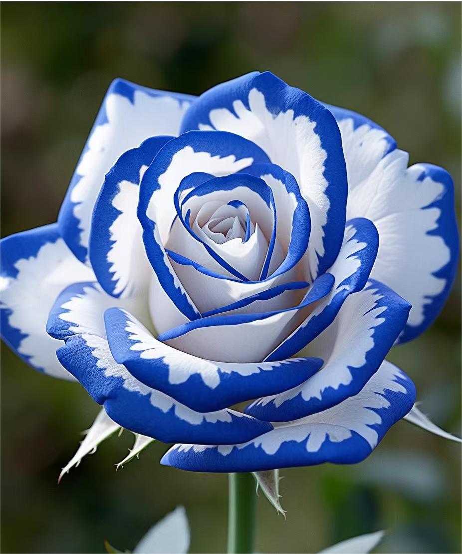 💙Blue White Roses Seeds:A Delightful Blend of Elegance and Serenity