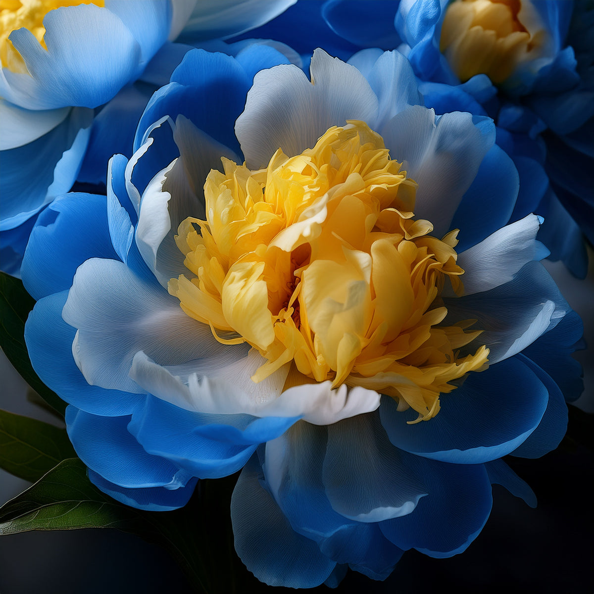 💙💛Blue Yellow Peony Flower Seeds