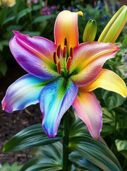 View 🌈Rainbow Lily Seeds - Add a Burst of Color to Your Garden image 2