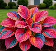 View 🔥🌌 Glow-in-the-Dark Garden Magic: Rare Dark Blue Flame Hostas Seeds image 6
