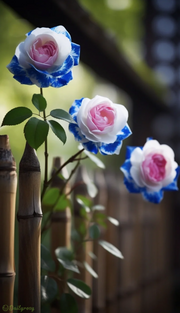View Rare Blue Ink Rose Seeds🔥2024 Newest image 6