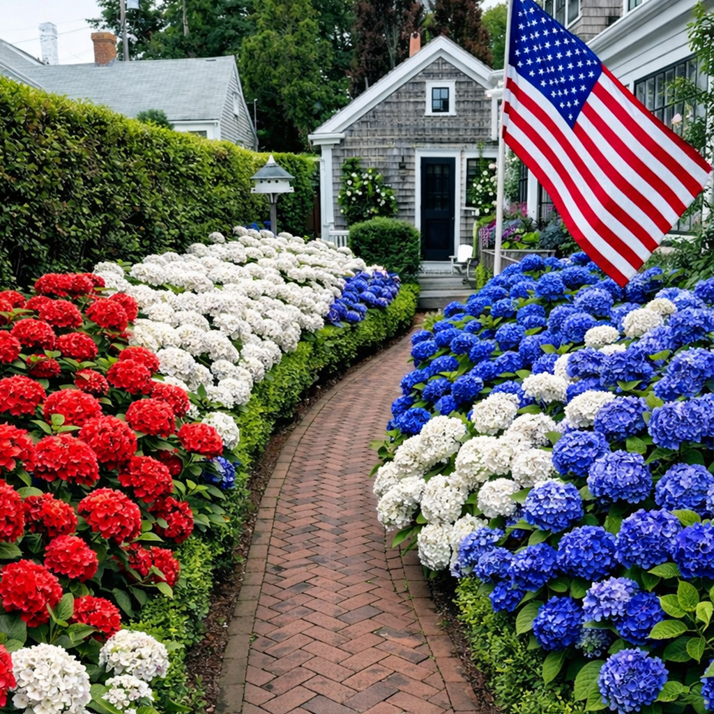 🔥 Limited Edition! Red, White & Blue Hydrangeas for America’s 250th 🇺🇸