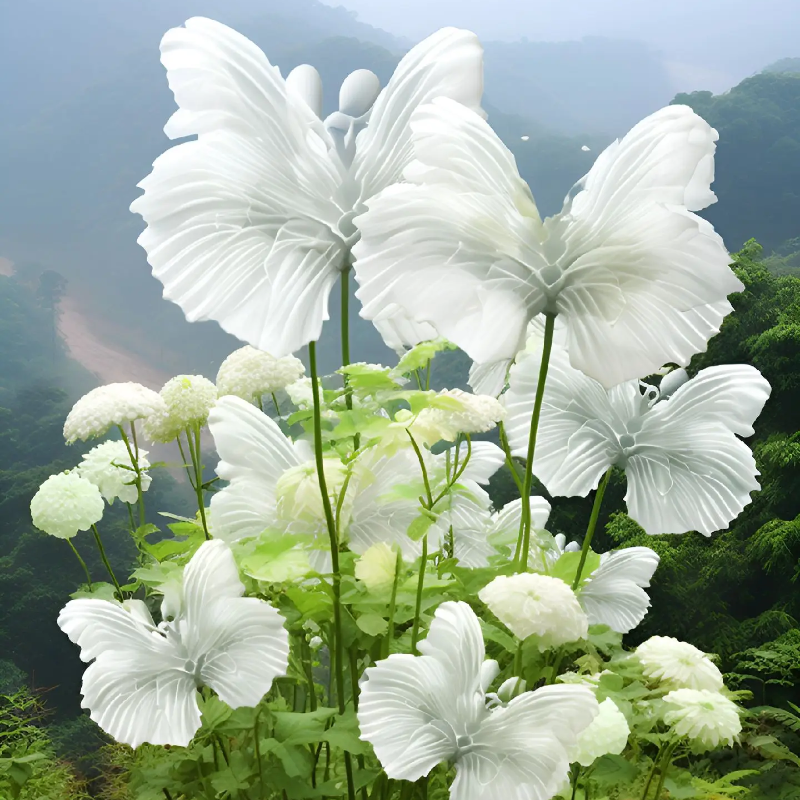 White Butterfly Flower Seeds-Amazing Angel Butterfly Plant🔥
