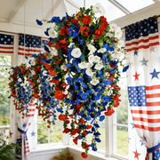 View 🇺🇸4th of July Decoration Tricolor Patriotic Artificial Flower✨ image 6