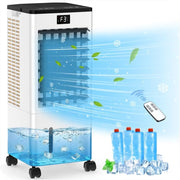 View Aire Acondicionado Portátil sin Tubo, Enfriador de Aire Grande 4 en 1, 4 Modos 3 Velocidades, Climatizador Evaporativo 60W, Temporizadores de 1-12 H, image 1