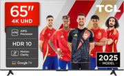 View TCL 65V6C Televisor 65 Pulgadas 4K Smart TV LED, HDR, Google TV, Dolby Audio, Alexa y Google Assistant, Chromecast Built-in, Motion Clarity image 1